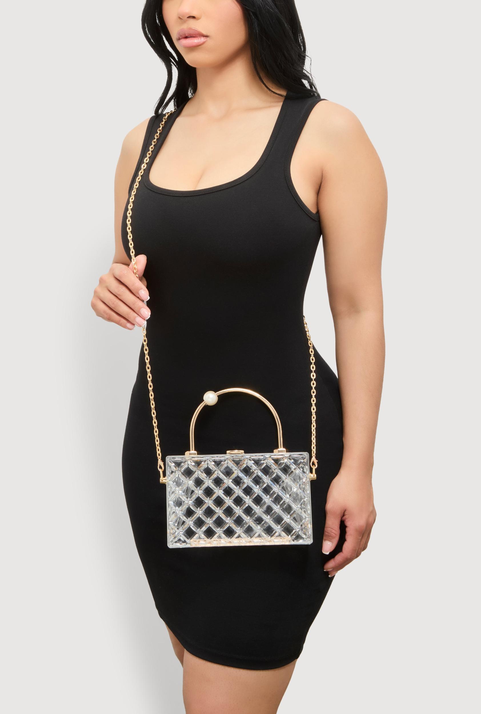 Clear Box Purse Female Product Image