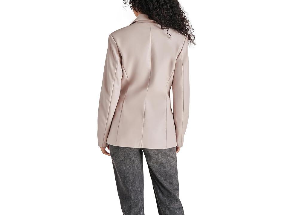 Aria Faux Leather Blazer Steve Madden Product Image