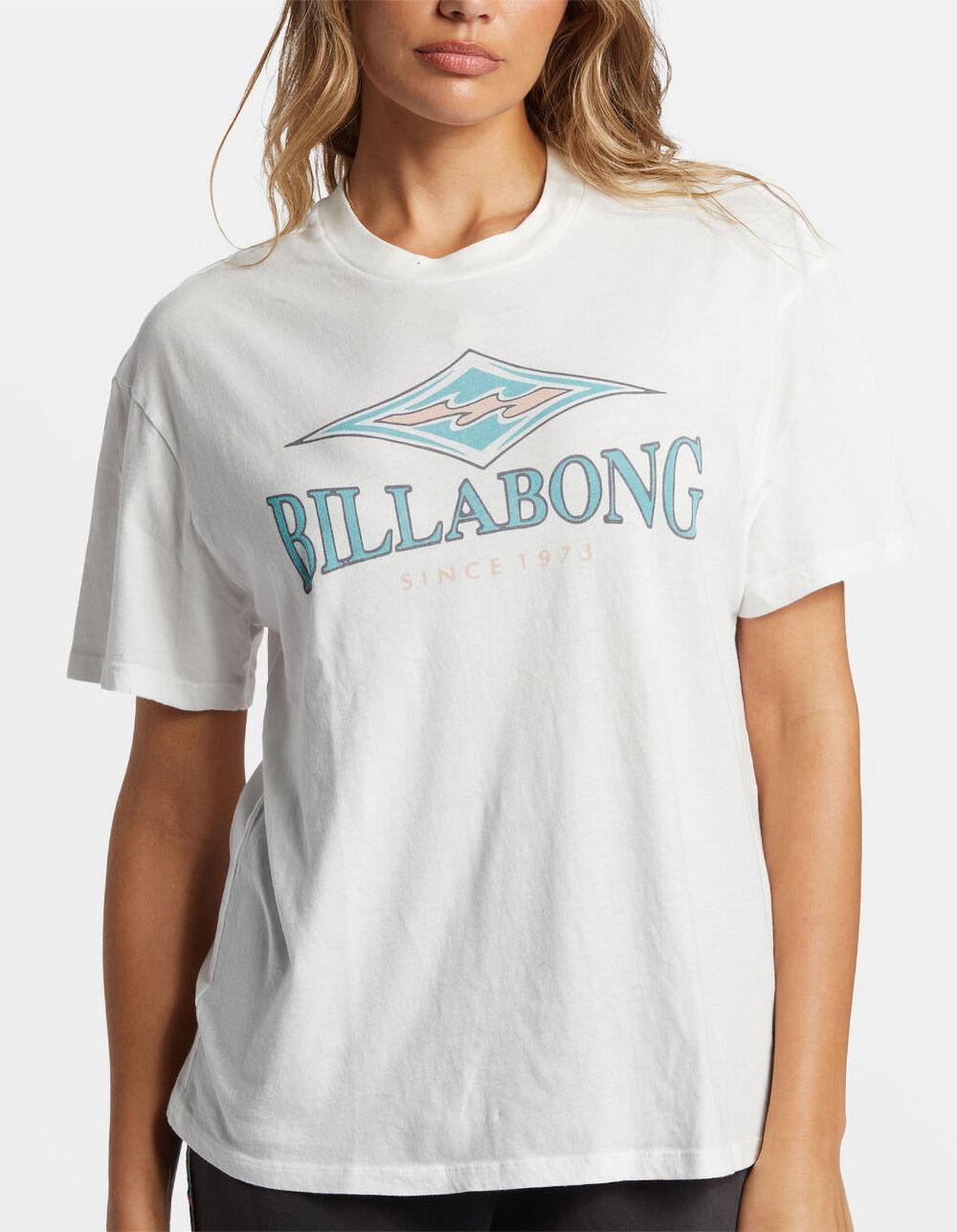 BLILABONG Heritage Diamond Womens Oversized Tee - WHITE Product Image