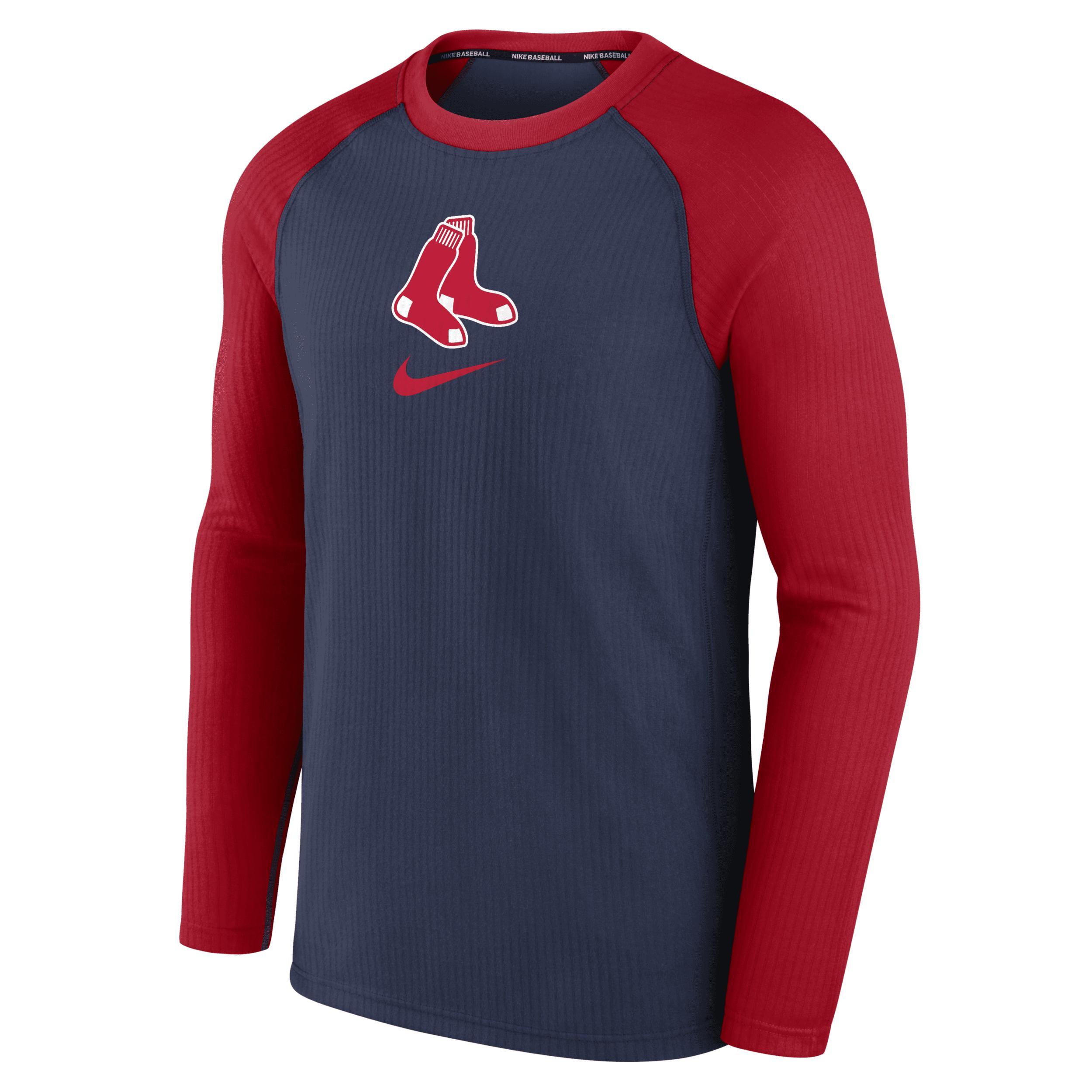 Mens Nike Navy Los Angeles Angels Authentic Collection Game Raglan Performance Long Sleeve T-shirt Product Image
