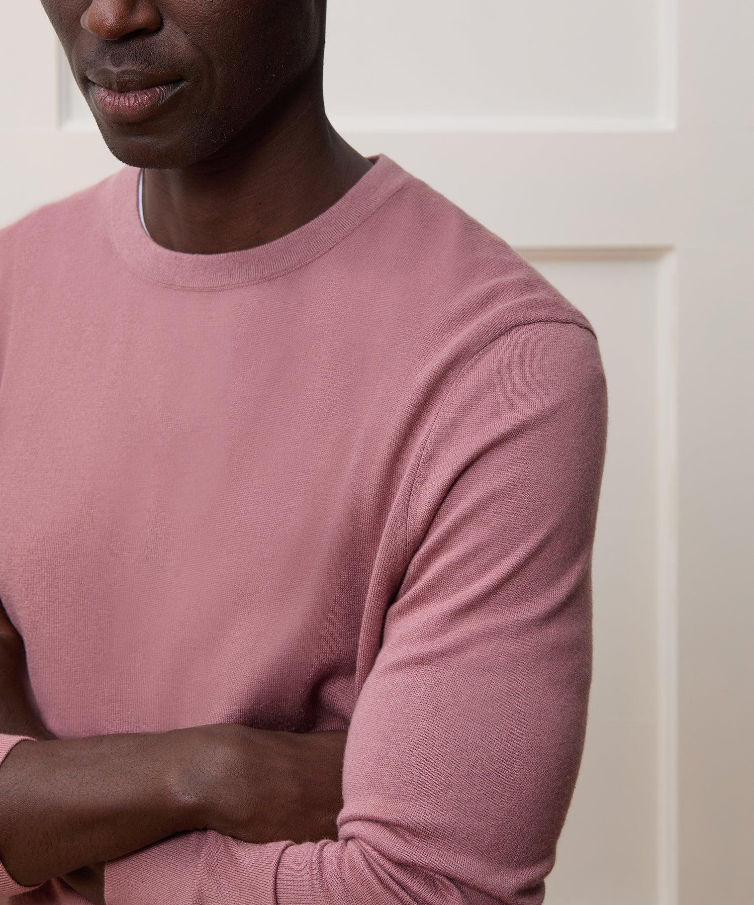 Silk-Cashmere Crewneck Sweater Product Image