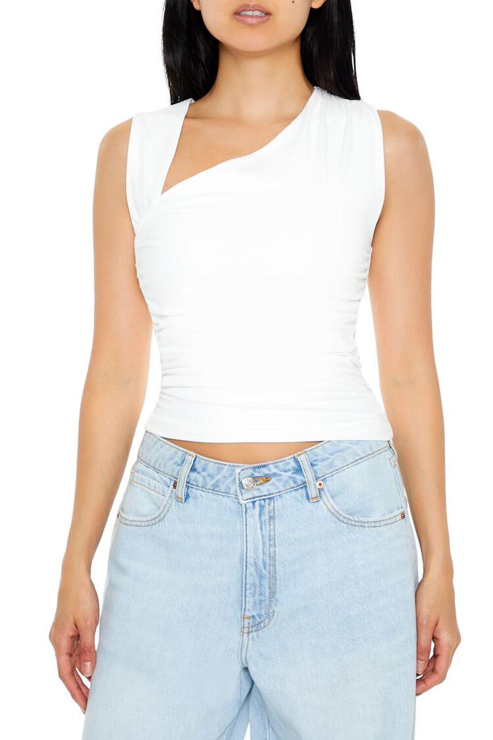 Contour Sculpt Asymmetrical Top | Forever 21 Product Image