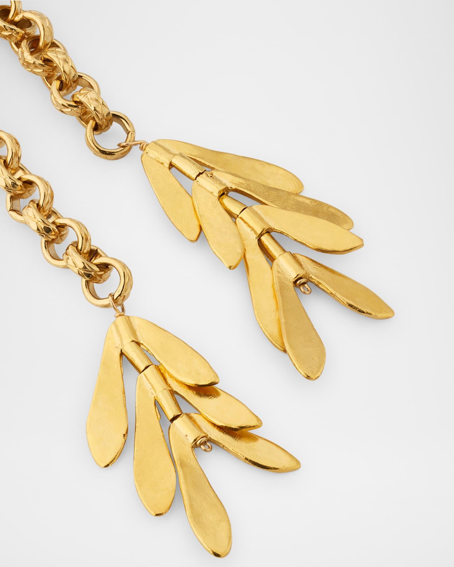 Leaf Lariat Necklace Product Image