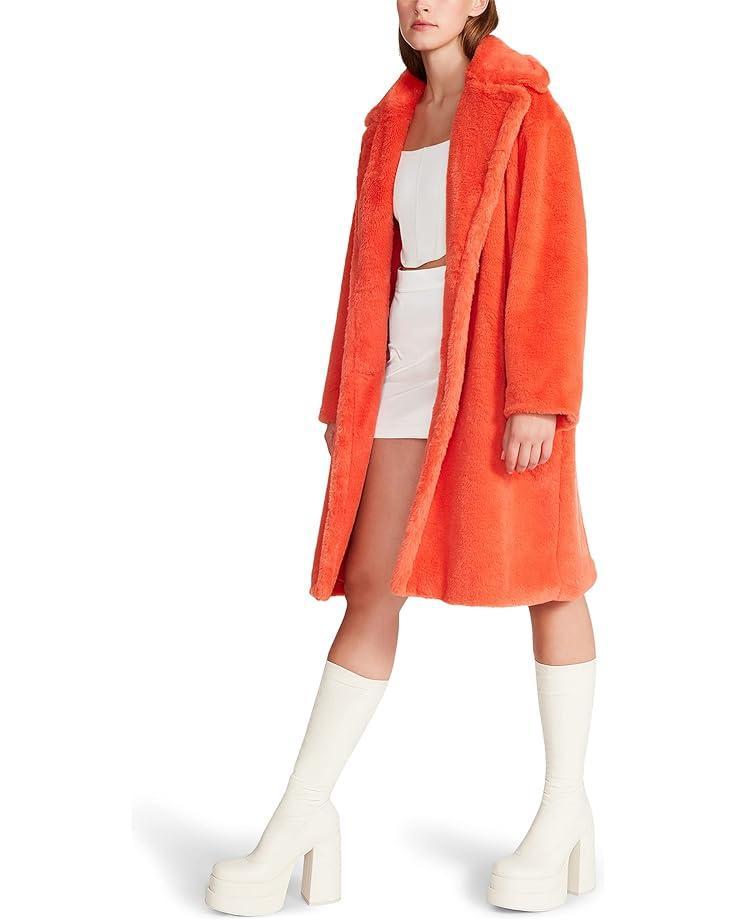 Luxe Faux Fur Walker Coat Product Image