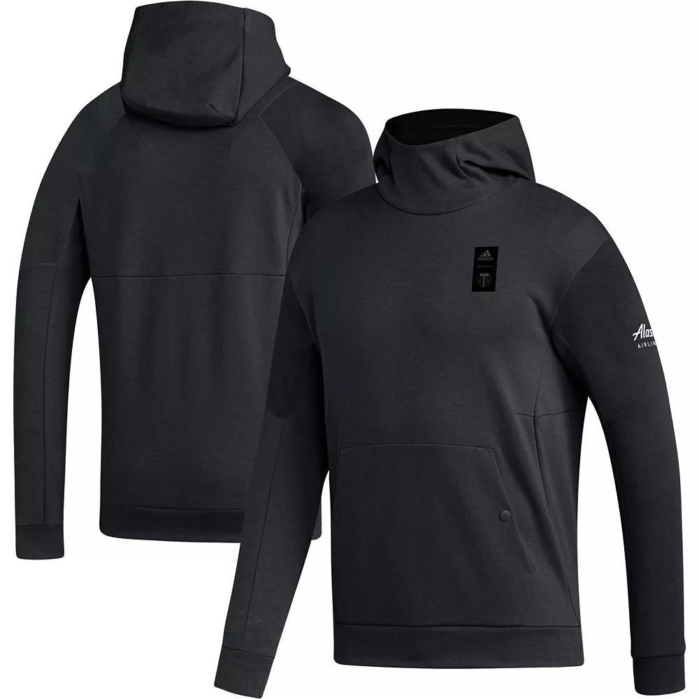 Mens adidas Portland Timbers 2023 Player Travel Pullover Hoodie Product Image