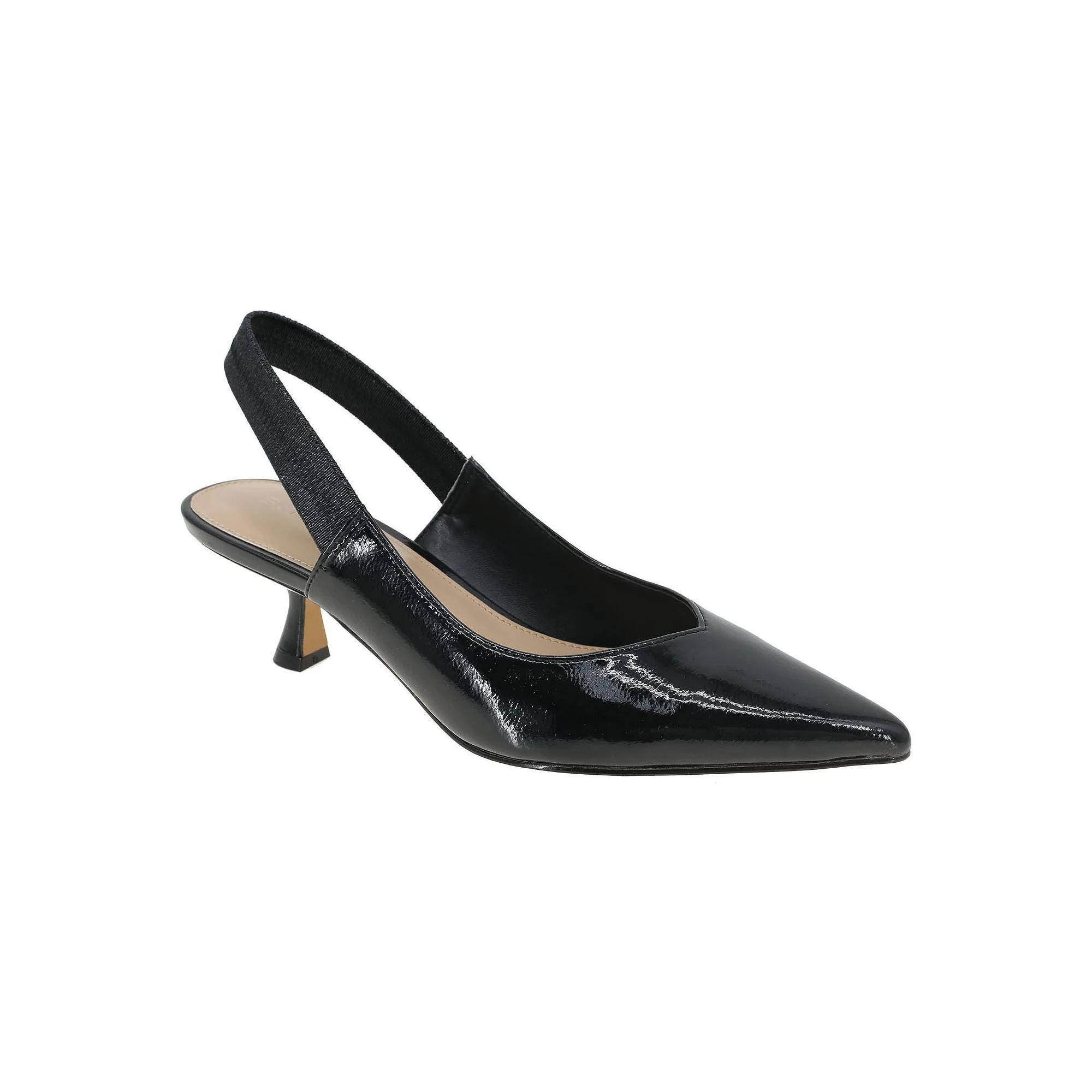 BCBGeneration Kira Women's Kitten Heel Slingback Pumps, Size: 6.5, Black Product Image