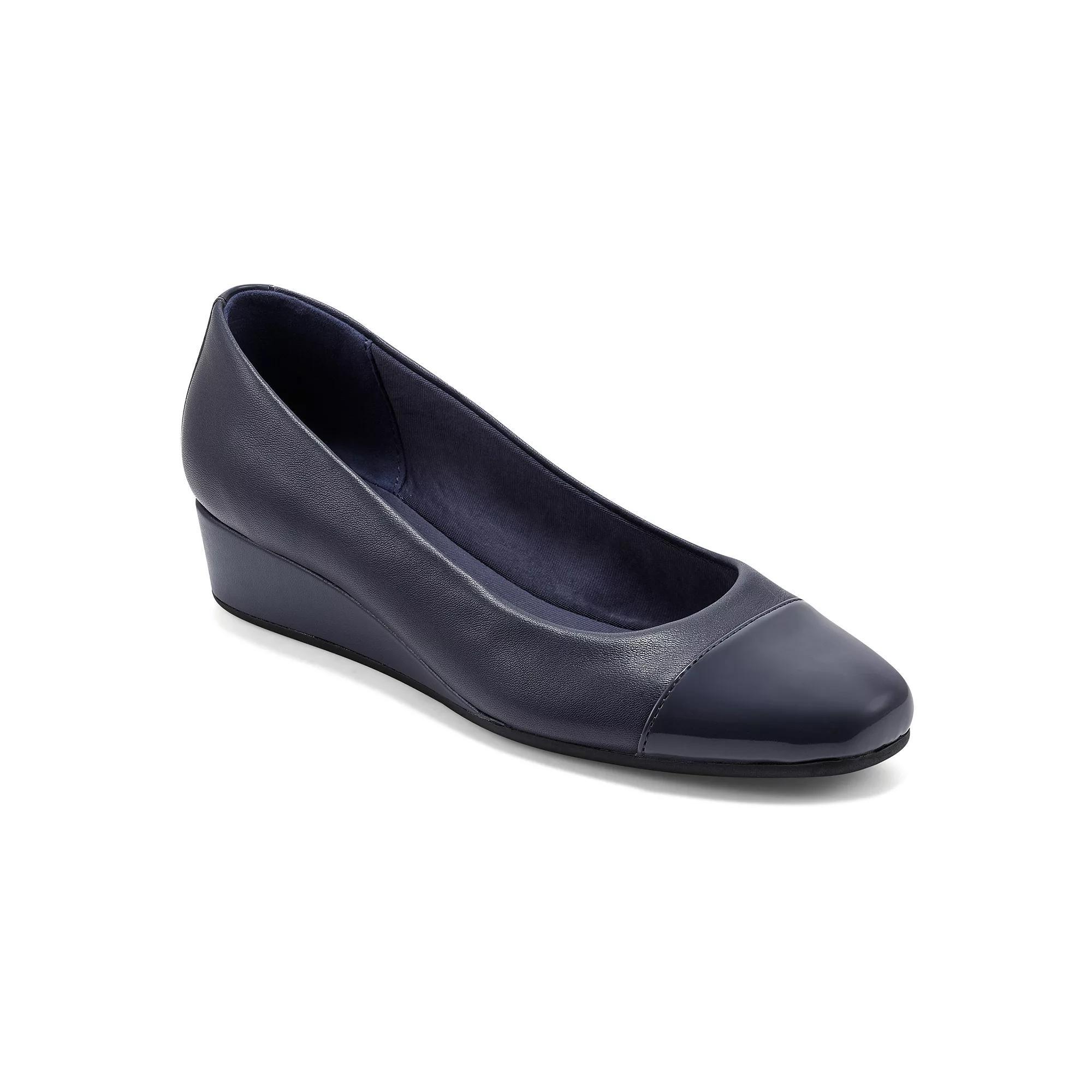 Easy Spirit Gracey Women's Low Wedge Dress Pumps, Size: 5, Blue Product Image