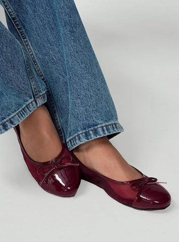 Therapy Ally Ballet Flats Cherry Product Image