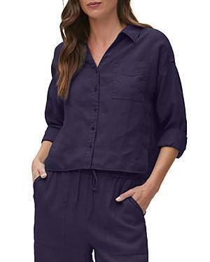 Michael Stars Gracie Linen Shirt Product Image