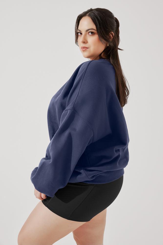 Cloud Crewneck Sweater - Merlot Product Image