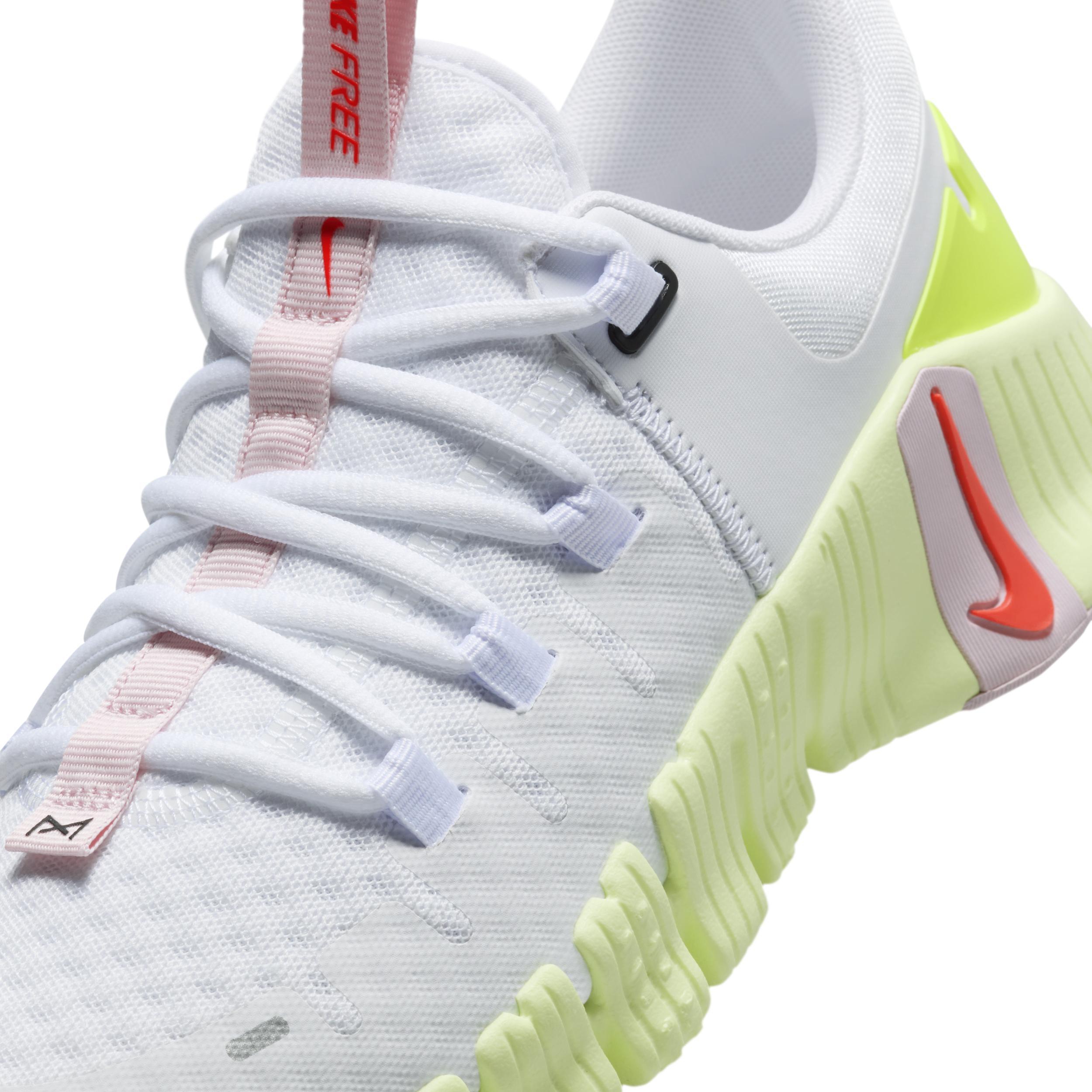 Nike Womens Free Metcon 5 - Running Shoes Bright Crimson/White/Barely Volt Product Image