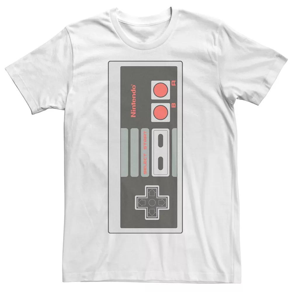 Men's Nintendo Controller Tee, Size: 3XL, White Product Image