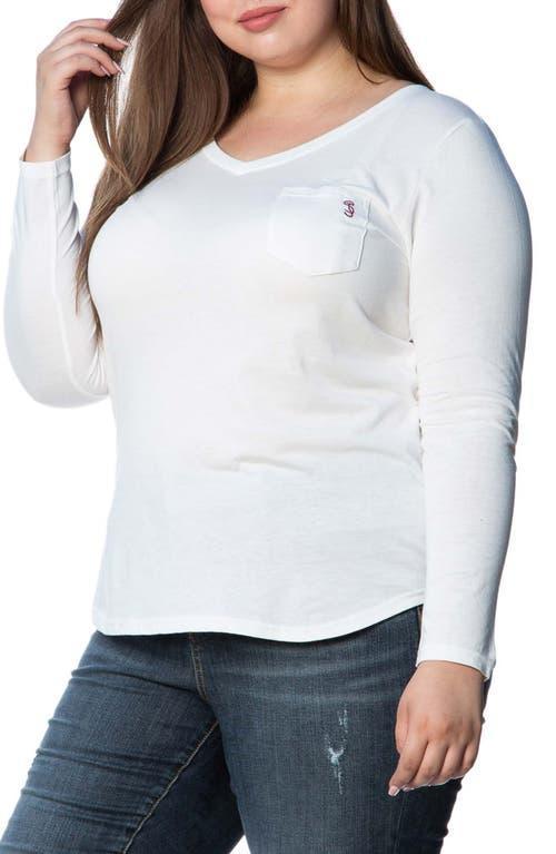 Womens Long-Sleeve Cotton T-Shirt Product Image