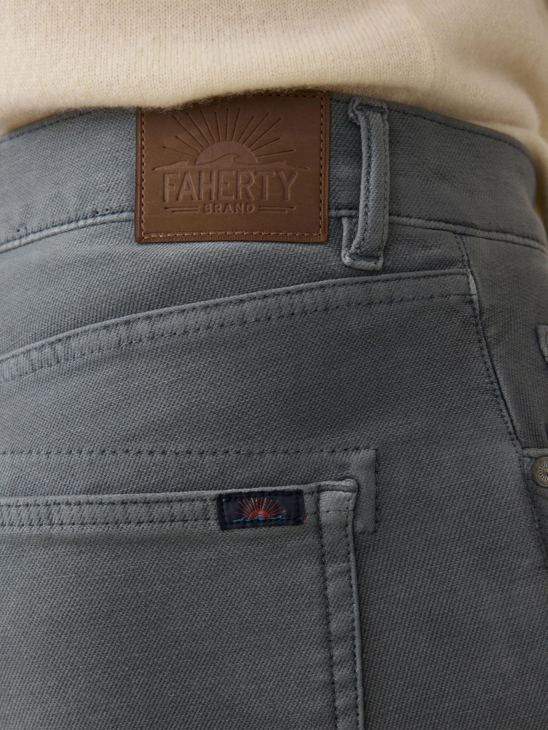 Stretch Terry 5-Pocket Pant - Slate Male Product Image
