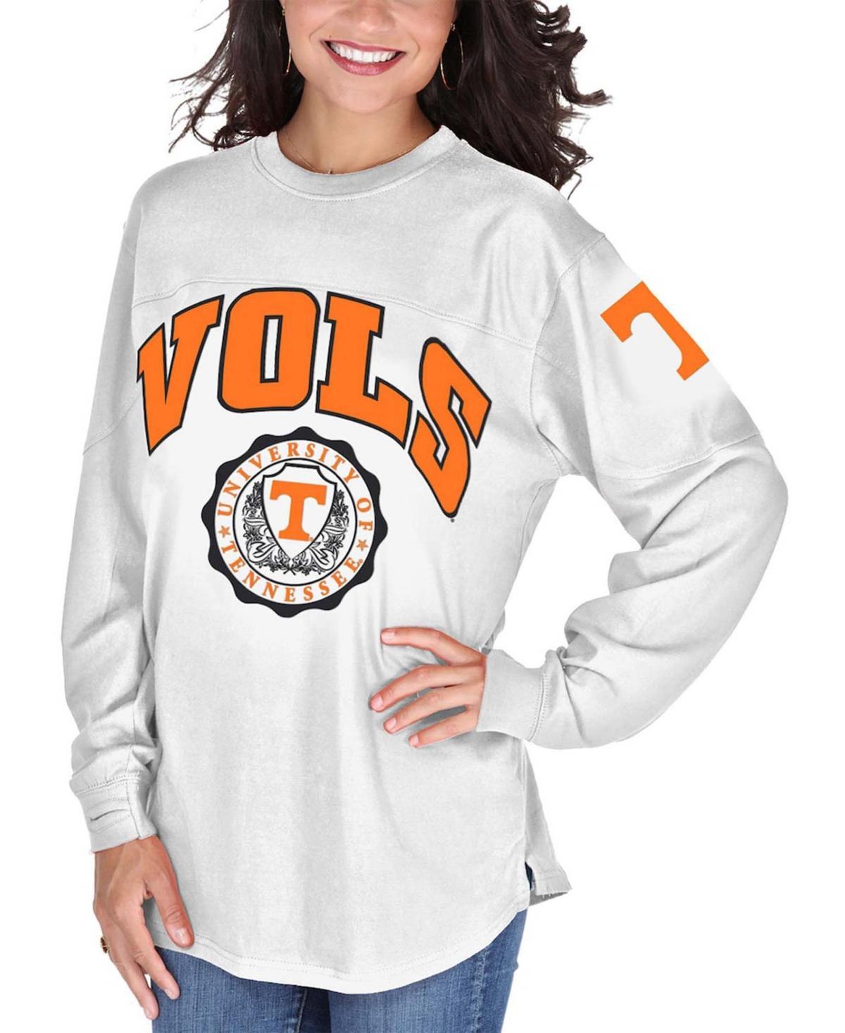 Women's White Tennessee Volunteers Edith Long Sleeve T-Shirt, Size: Small Product Image