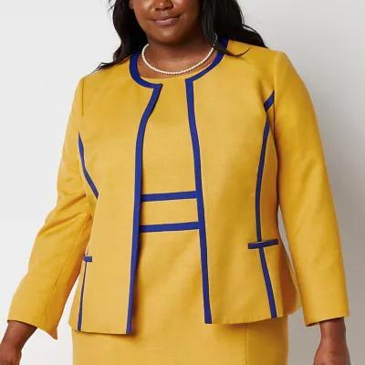 Black Label by Evan-Picone Womens Classic Fit Suit Jacket Plus Product Image