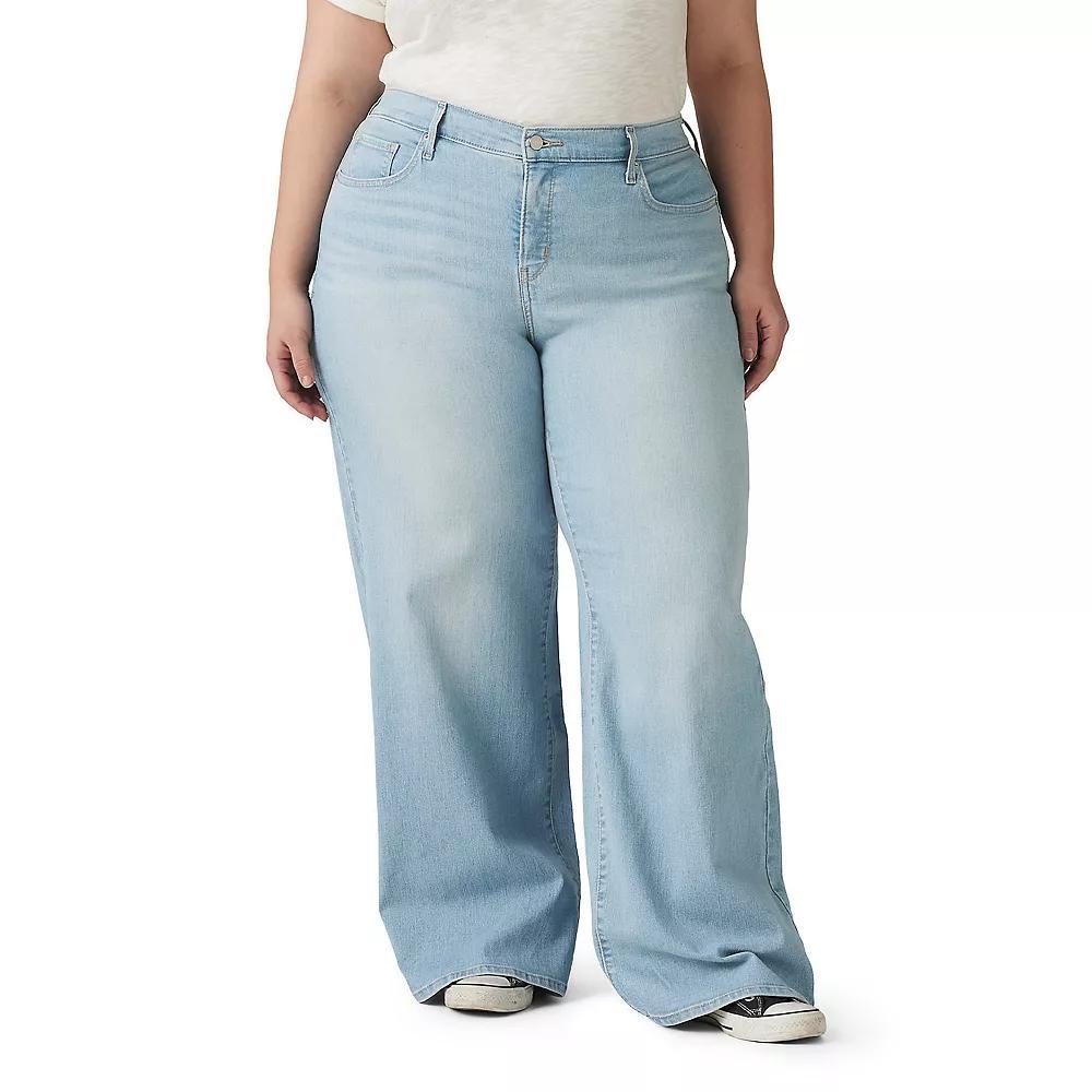 Plus Size Levi's® 318 Shaping Wide-Leg Jeans, Women's, Size: 20 - Regular, Tall Glass Of Water Product Image