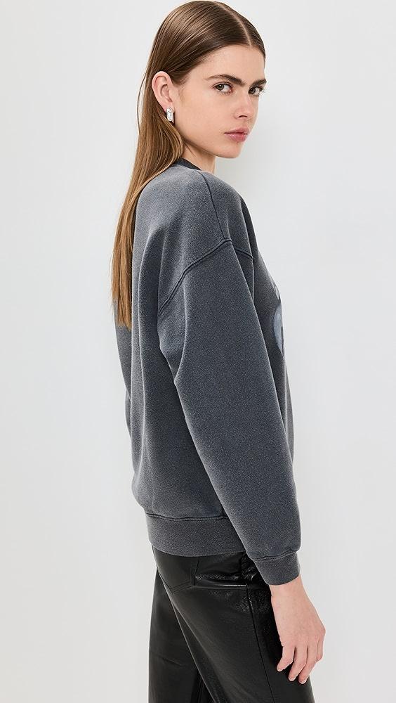 ANINE BING Spencer Sweatshirt Hearts | Shopbop Product Image