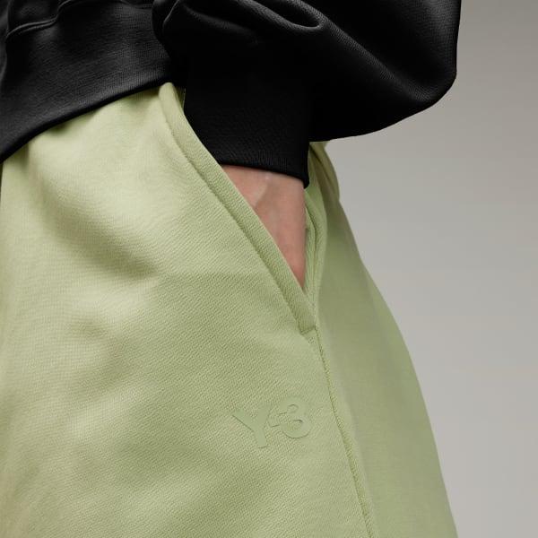 adidas Y-3 French Terry Wide Leg Pants Dark Blue S Womens Product Image