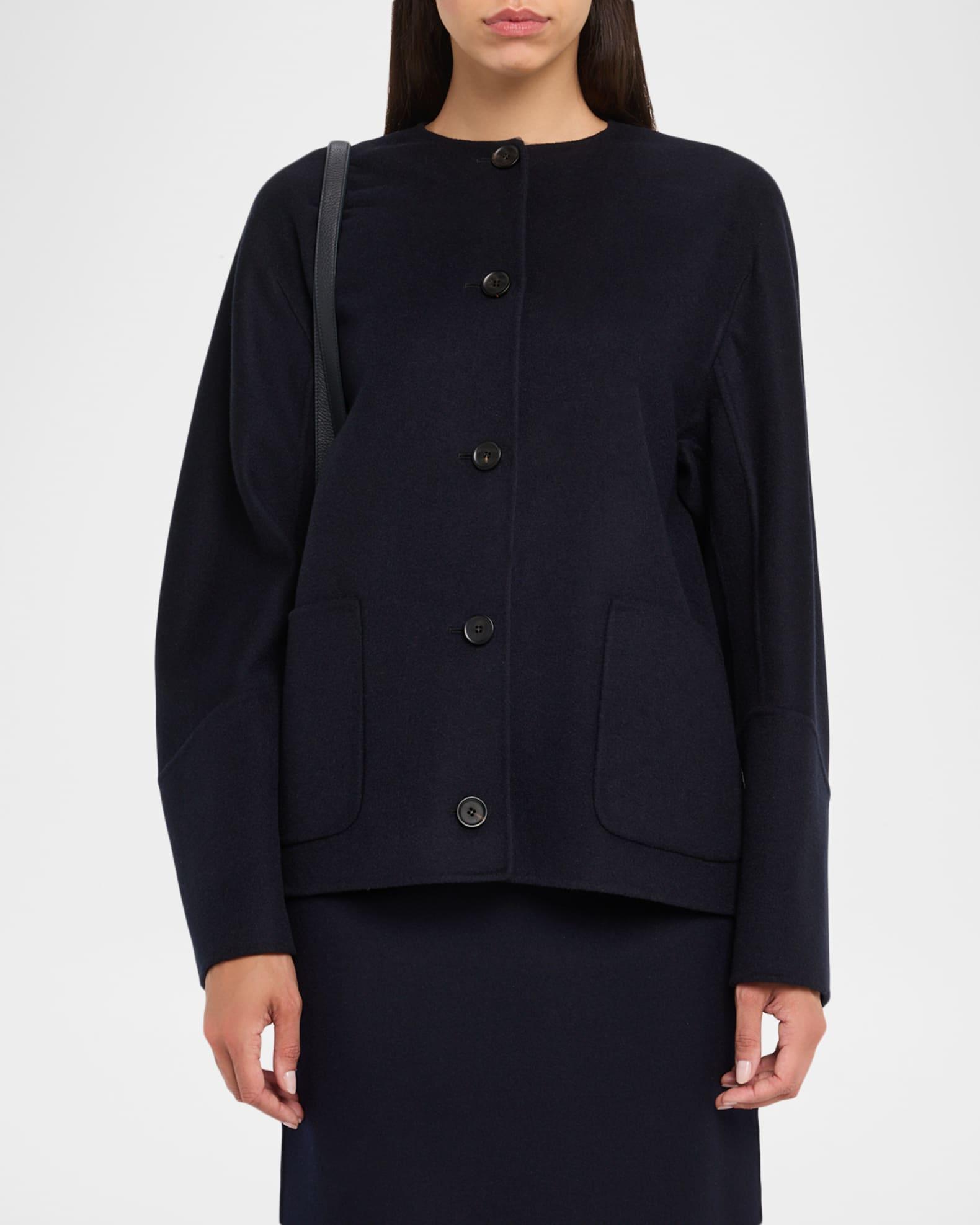 Blaney Double Cashmere Shirt Jacket Product Image