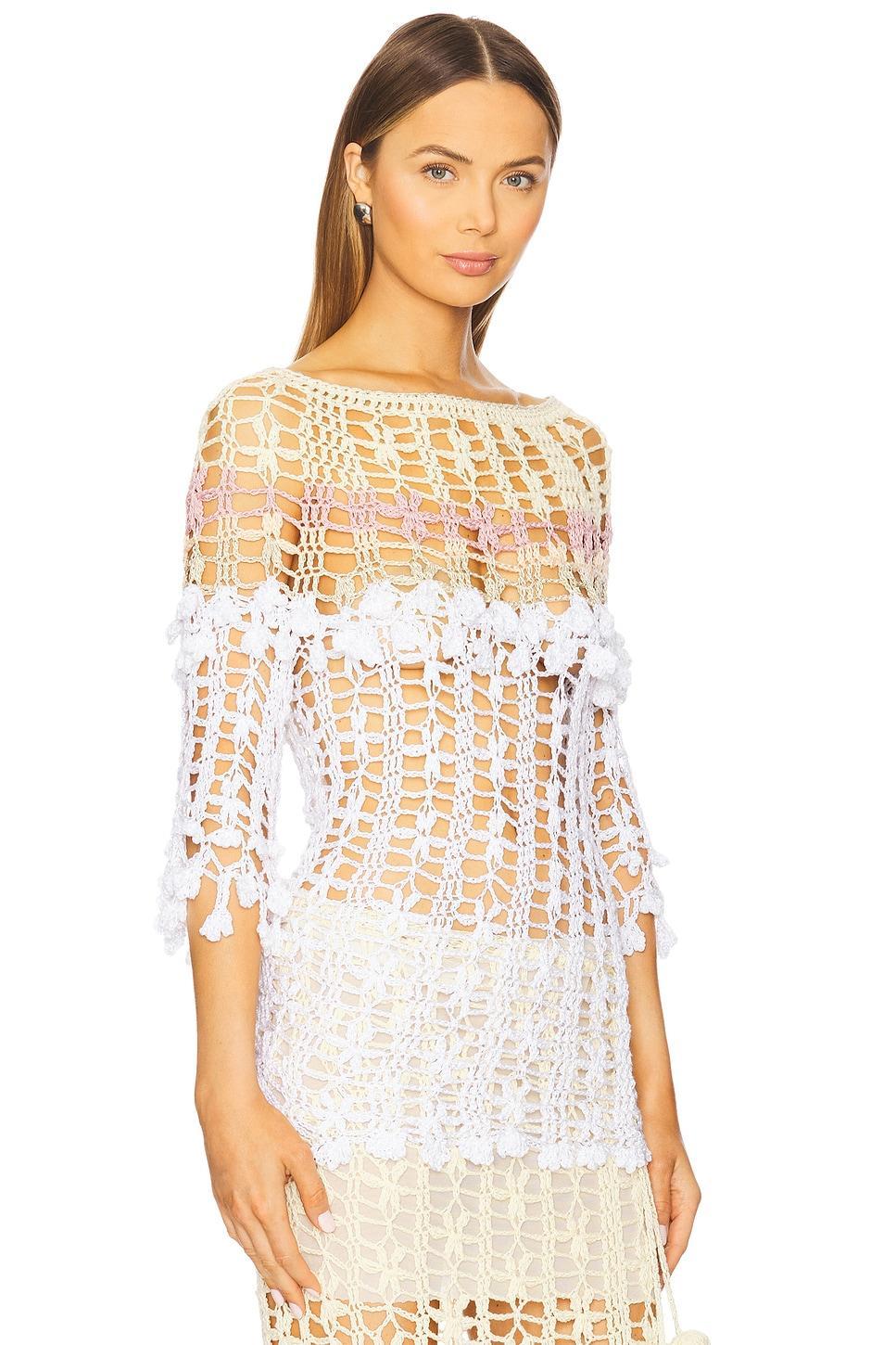Handmade Crochet Top ANDREEVA Product Image