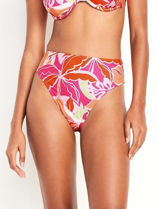 Extra High-Waisted French-Cut Bikini Swim Bottoms Product Image