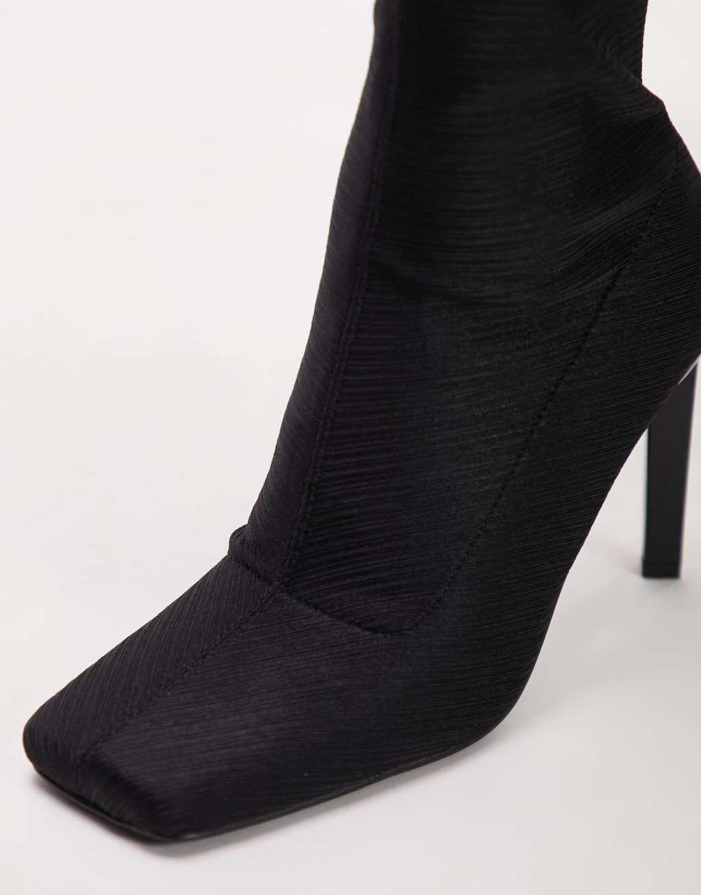 Topshop Wide Fit Martha over the knee stretch boot Product Image
