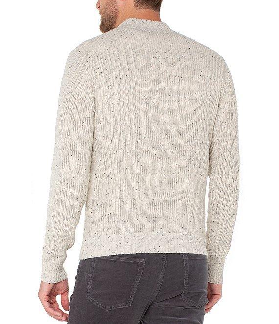 Liverpool Los Angeles Quarter Zip Long Sleeve Wool Blend Sweater Product Image