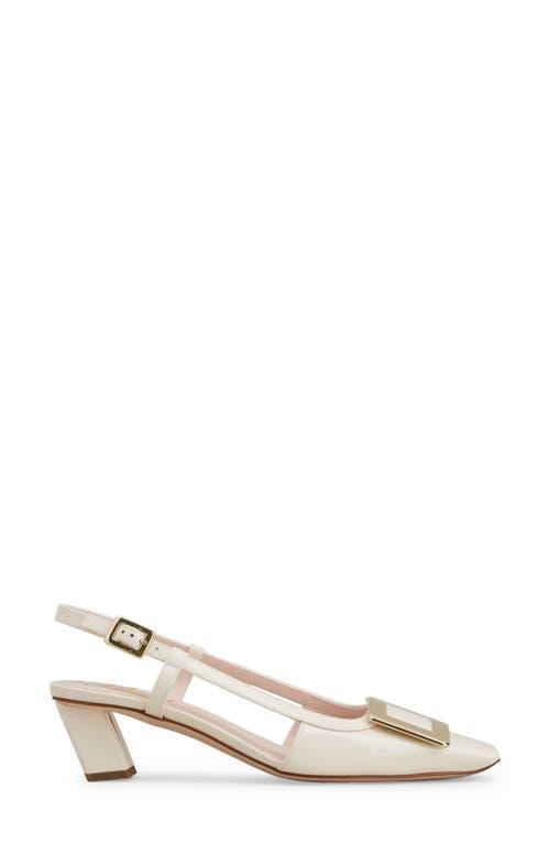 Womens Belle Vivier Patent Leather Slingback Pumps Product Image