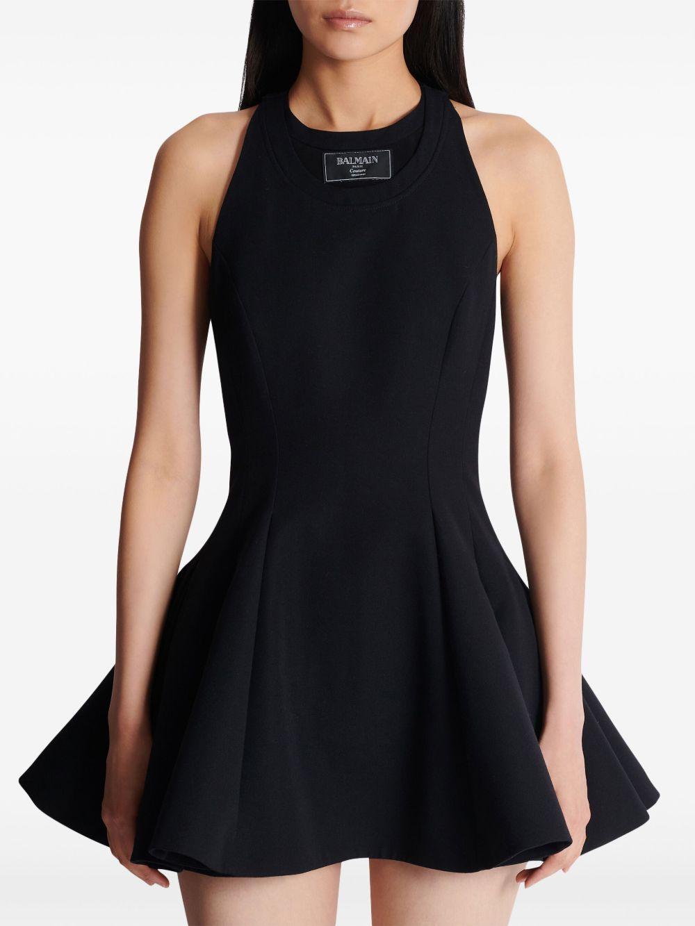 logo-patch mini dress Product Image