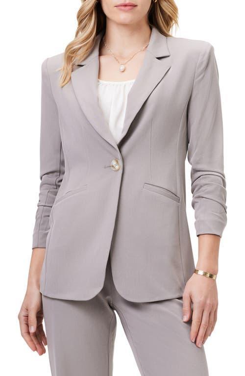 Womens Scrunched Single-Breasted Jacket Product Image