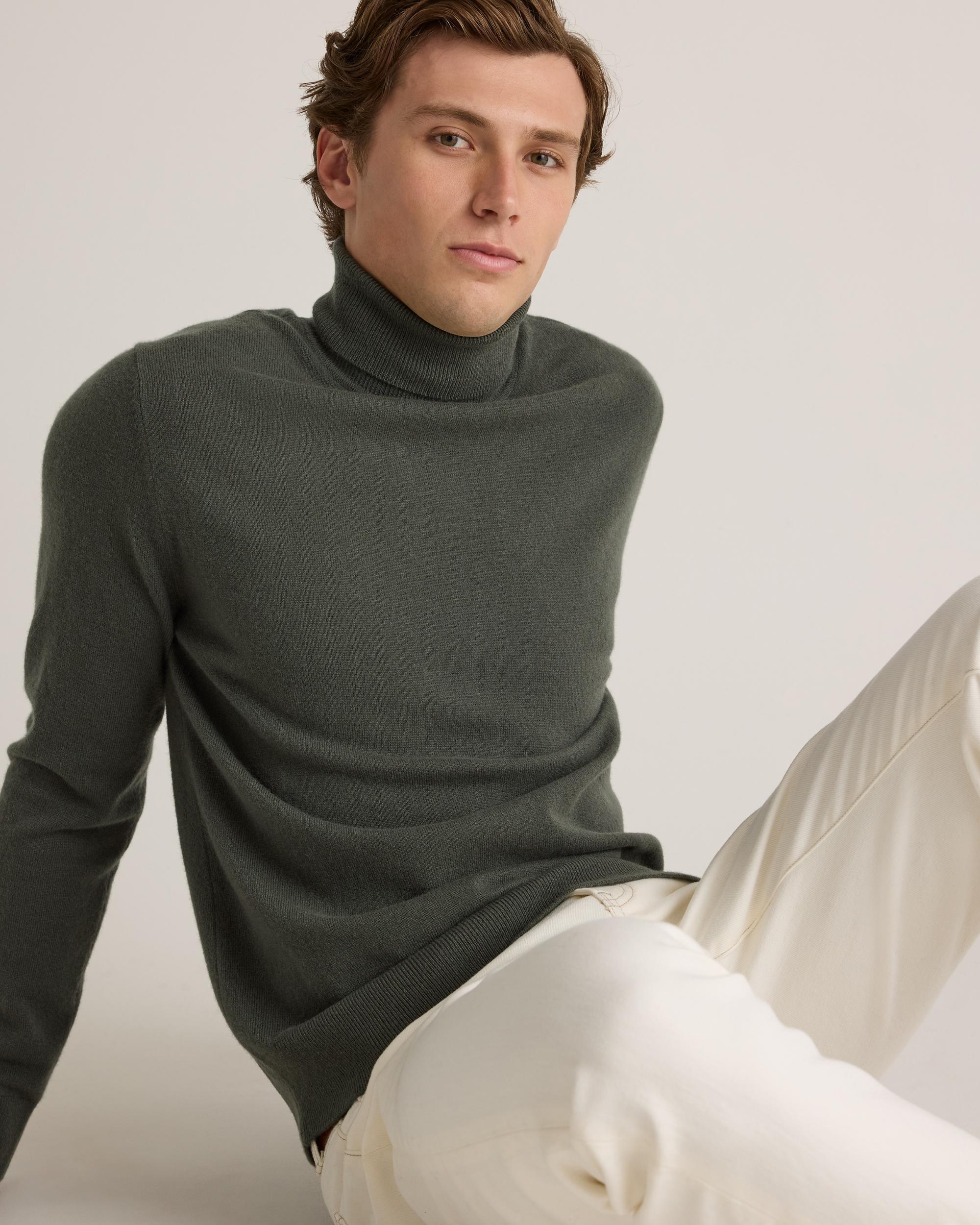 Quince | Men's Mongolian Cashmere Turtleneck Sweater Product Image