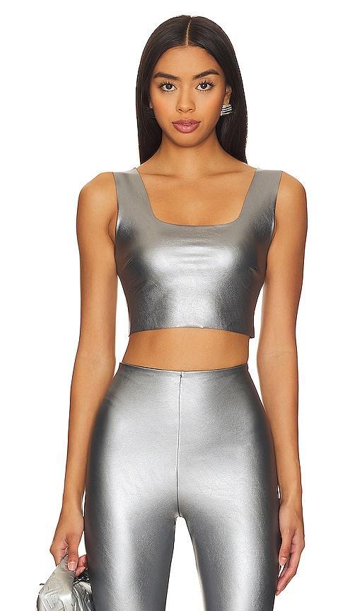 Commando Faux Leather Crop Top Product Image
