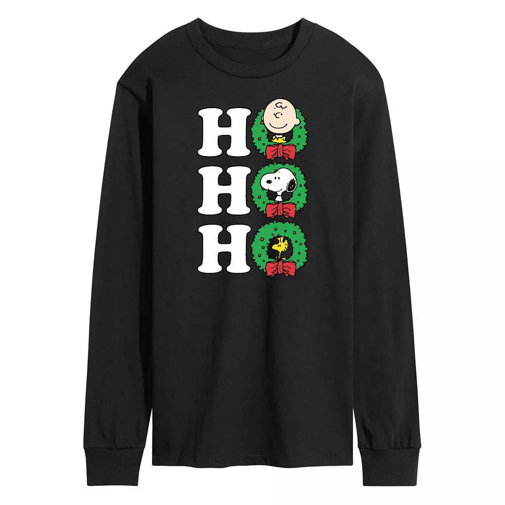 Mens Peanuts Ho Ho Ho Long Sleeve Tee Product Image