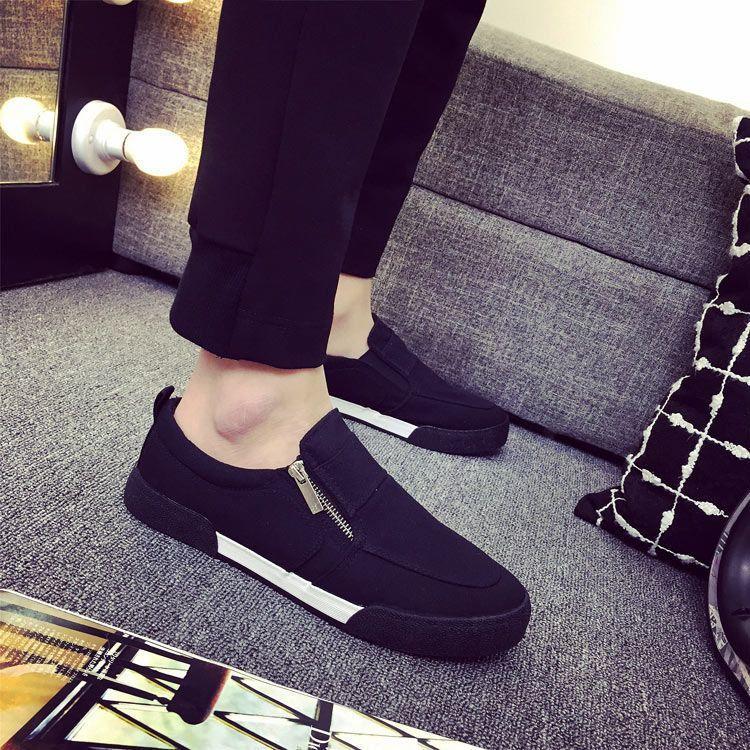 Canvas Zip Loafers Product Image