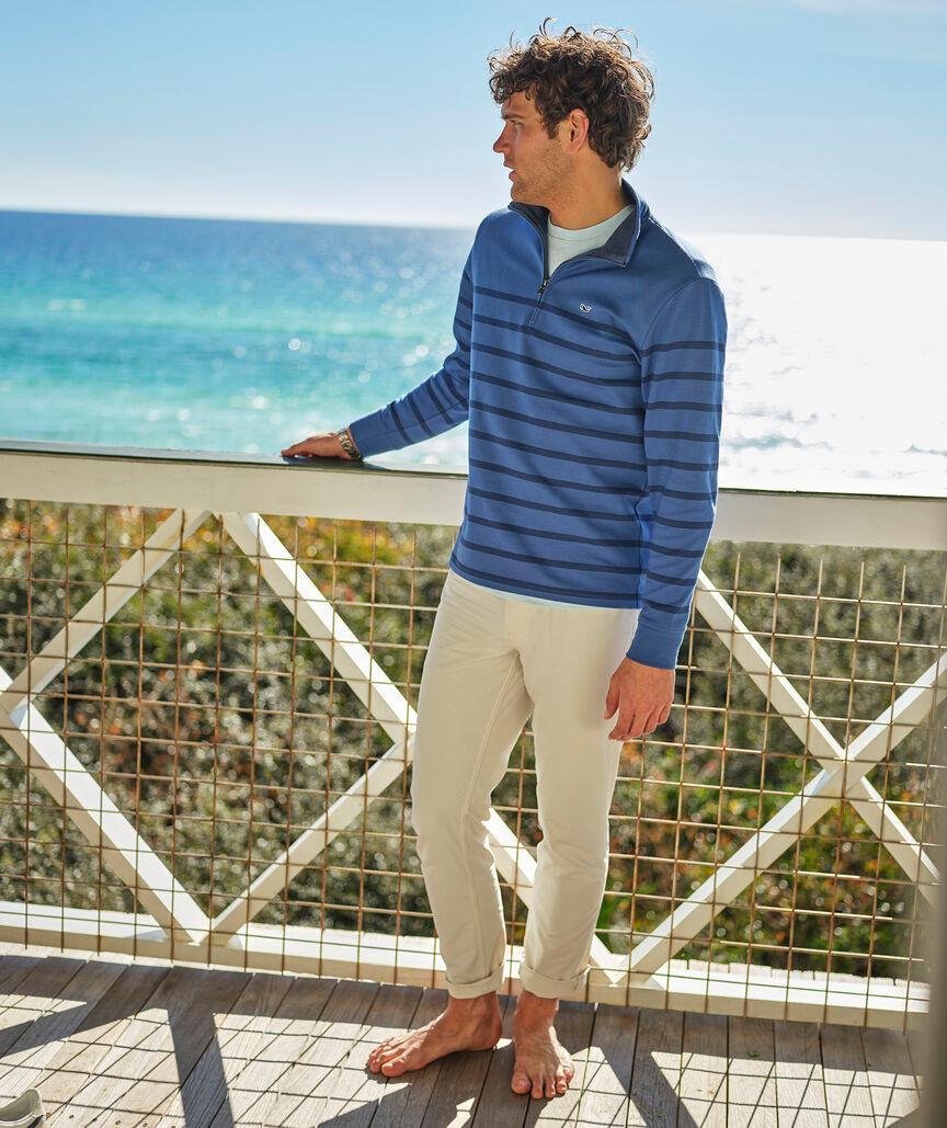 Breton Stripe Saltwater Quarter-Zip Product Image