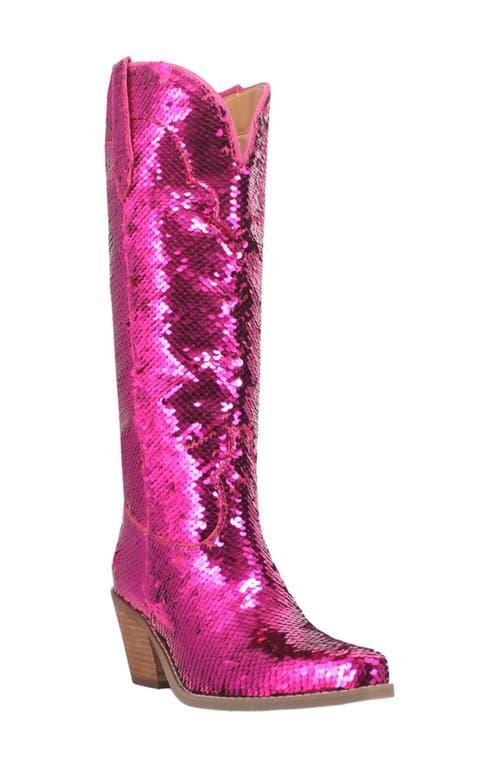 Women's Dingo Dance Hall Queen Tall Western Boots, Size: 10, Purple Product Image