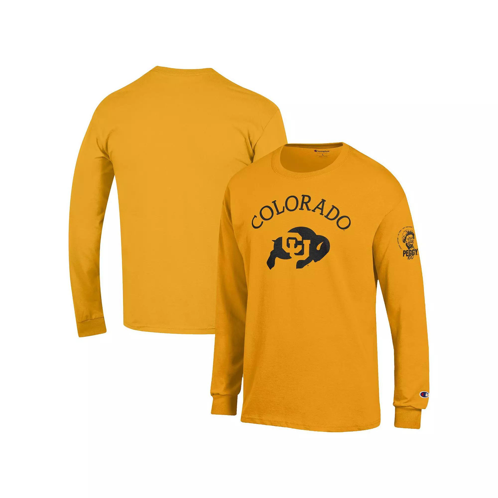 Mens Champion Colorado Buffaloes Peggy 100 Long Sleeve T-Shirt Product Image
