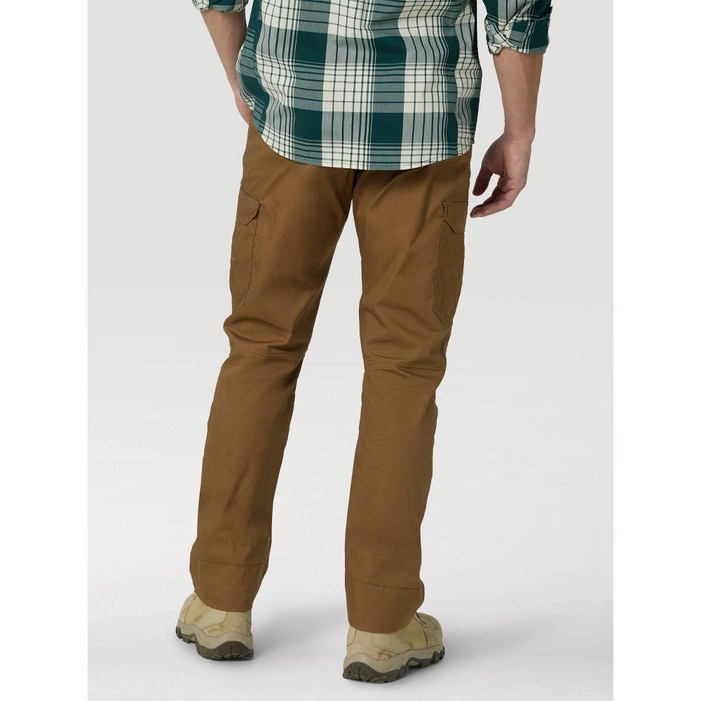 Wrangler Men's ATG Straight Cargo Pants - Kangaroo 32x32: Heavyweight Cotton Nylon Blend, Mid Rise, Stretch Product Image