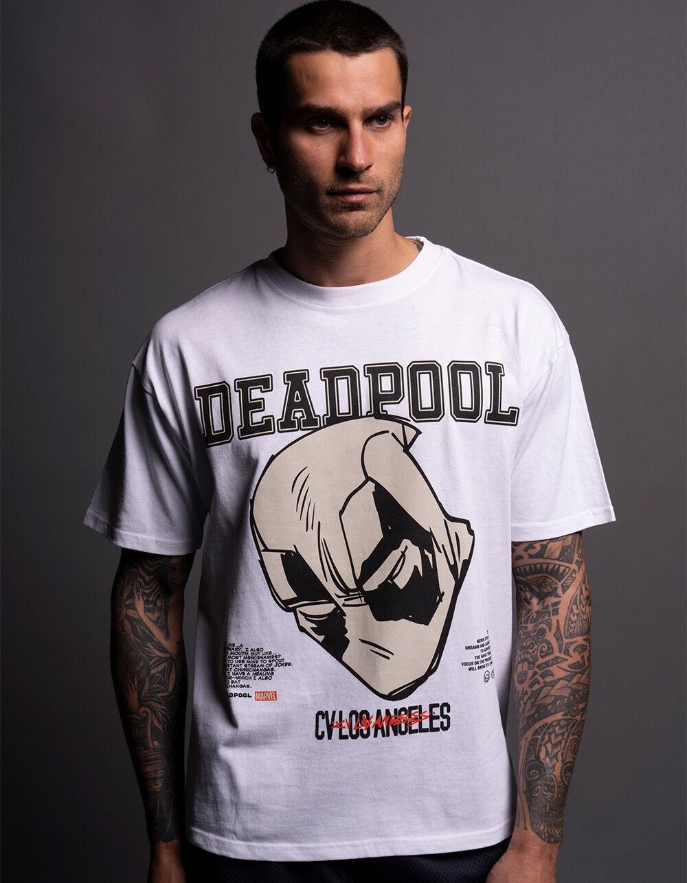 CVLA x DEADPOOL & WOLVERINE Dead Head Boxy Tee - WHITE Product Image