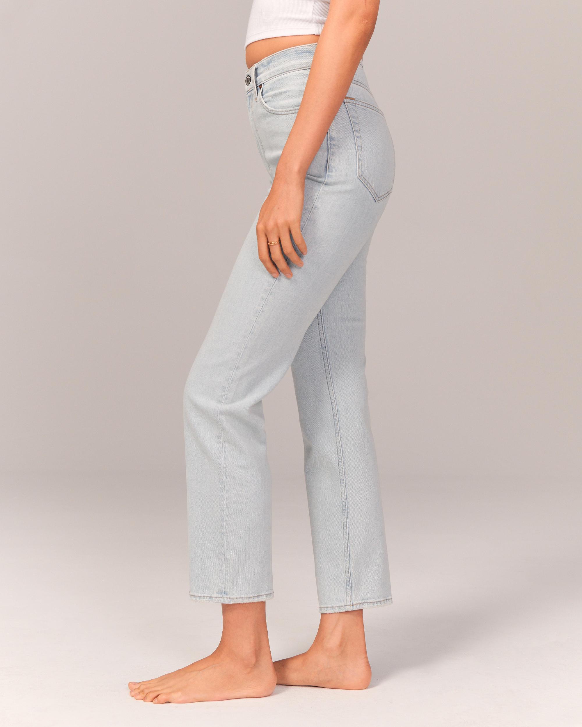 Ultra High Rise Ankle Straight Jean Product Image