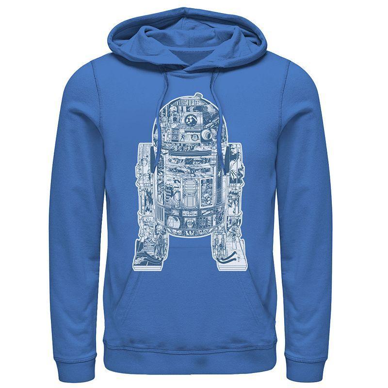 Men's Marvel Captain Marvel Yellow Paint Drip Logo Pullover Hoodie, Size: XL, Grey Heather Product Image