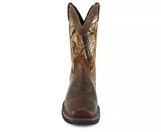 Justin Boots Mens Trekker 11 Camo Waterproof Work Boots Product Image
