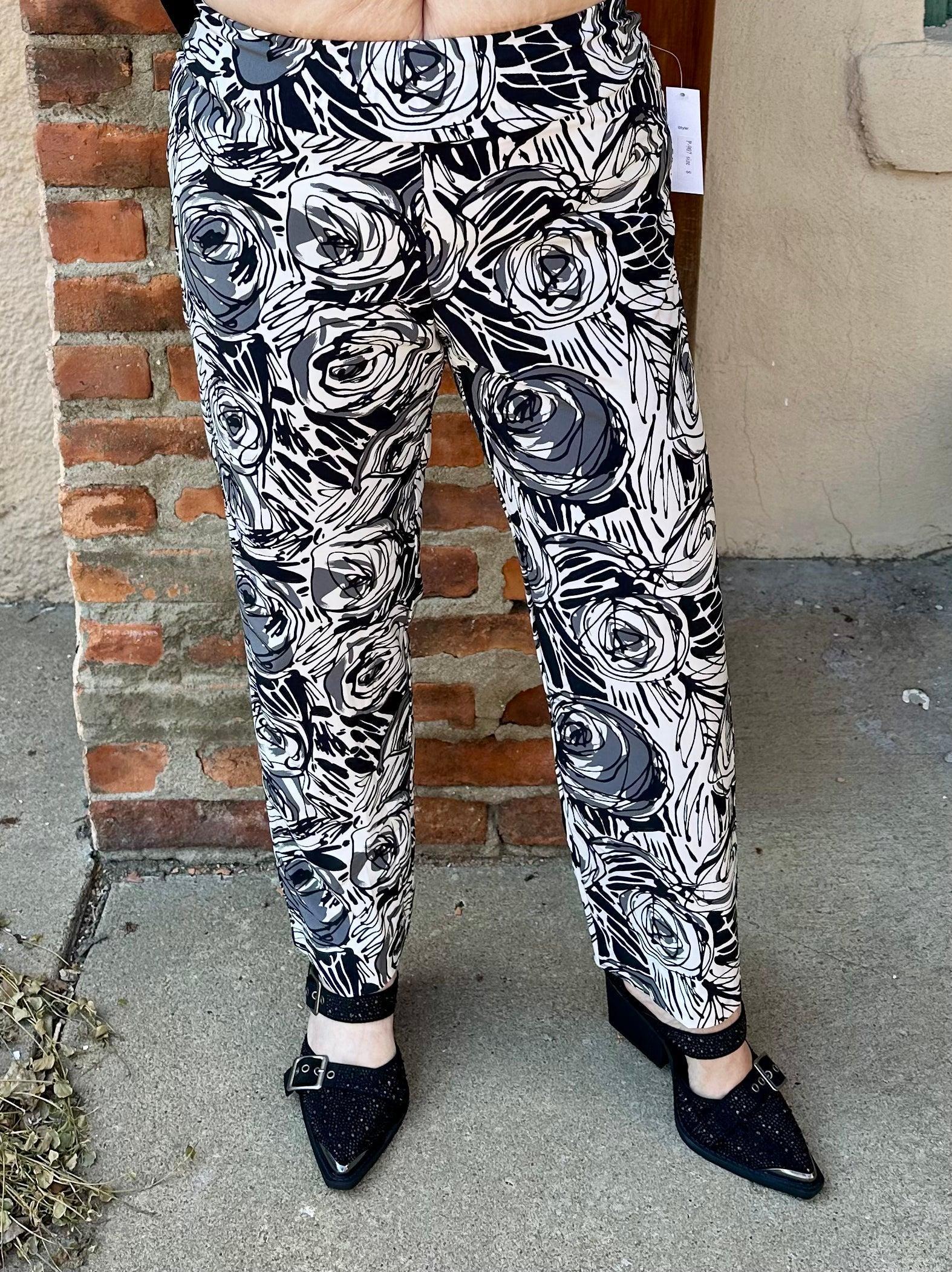 Krazy Larry Pink Pebble Ankle Pants Product Image