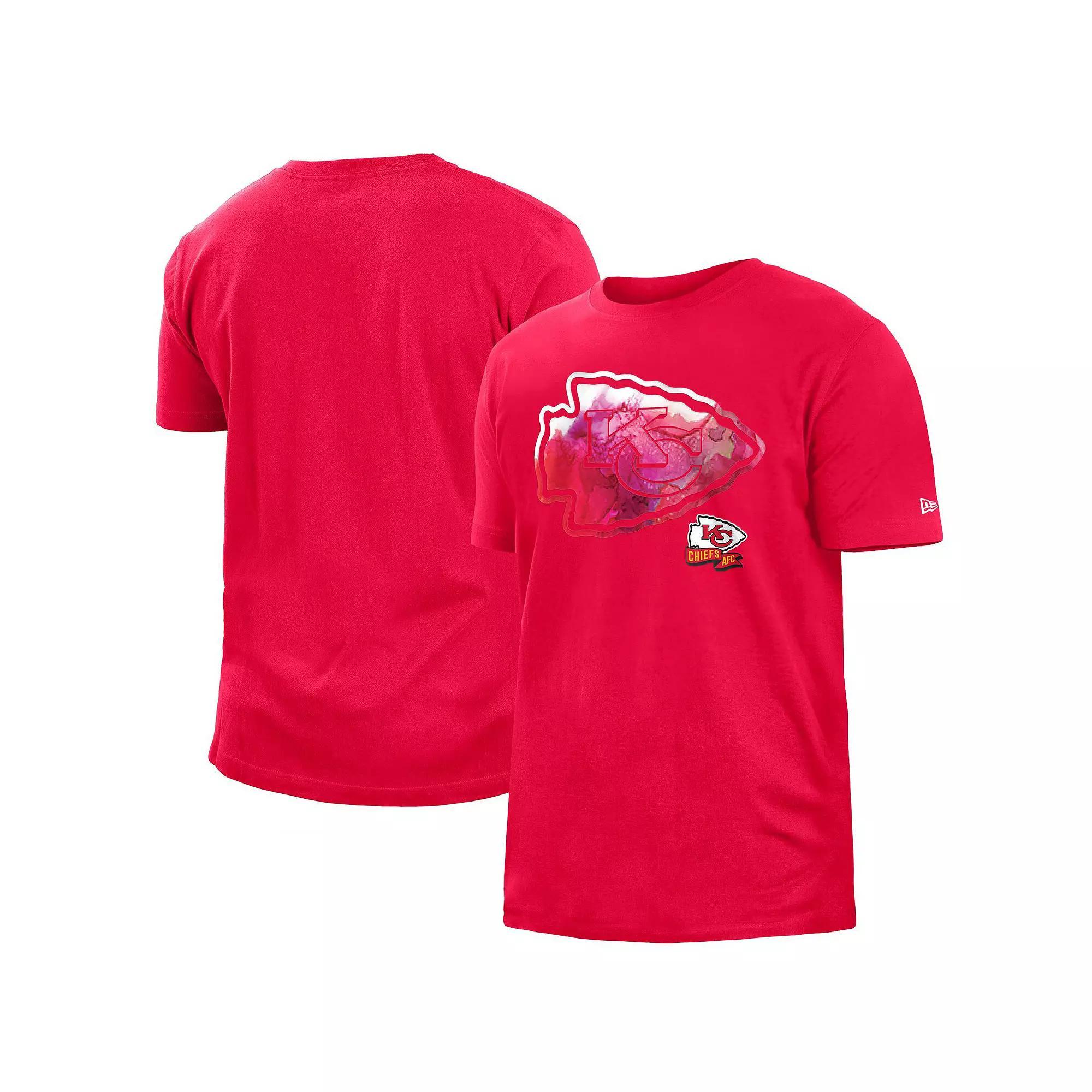 Mens New Era Kansas City Chiefs 2022 Sideline Ink Dye T-Shirt Product Image