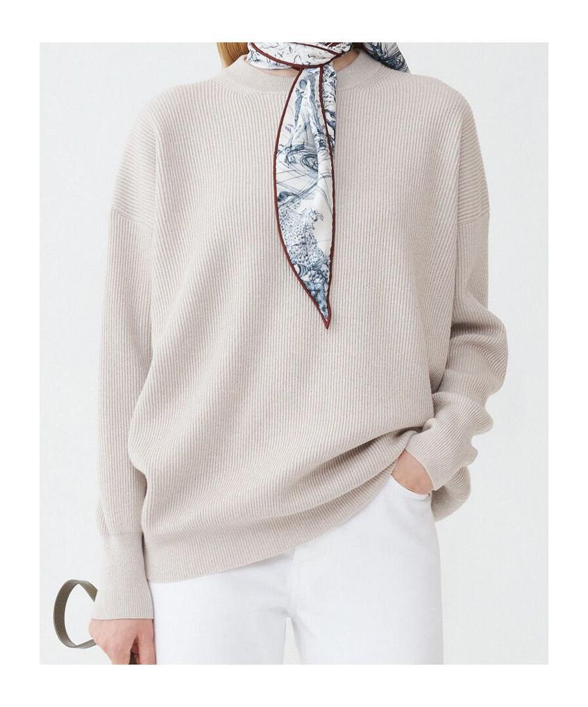 FABIANA FILIPPI Platinum Sweater In White Product Image