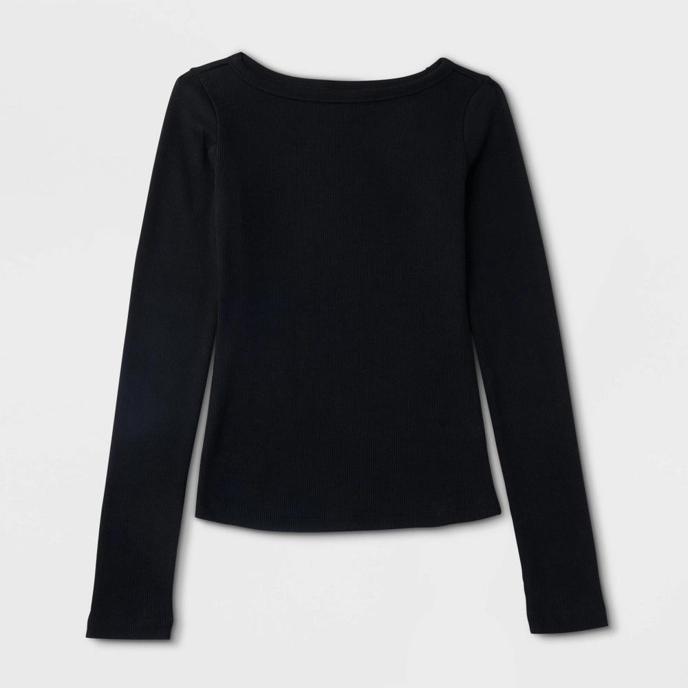 Women's Long Sleeve Boat Neck T-Shirt - Universal Thread™ Product Image