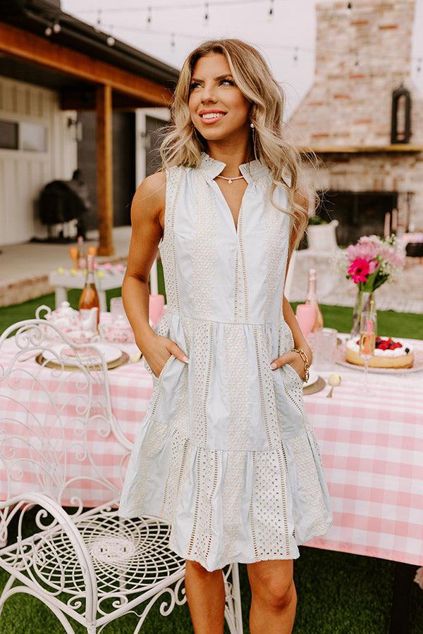 Hamptons Luxury Eyelet Dress Product Image