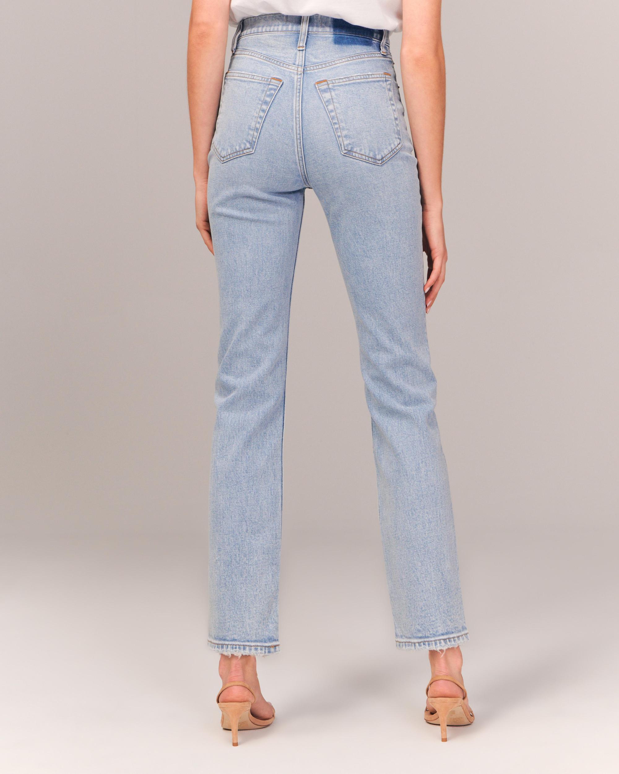 Ultra High Rise Ankle Straight Jean Product Image
