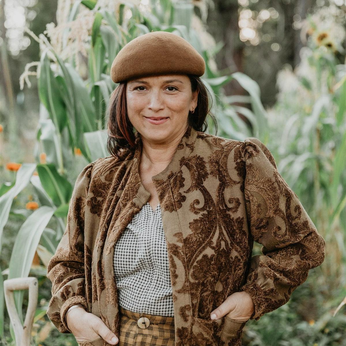 Jane Jacket in Bronze Jaquard Product Image